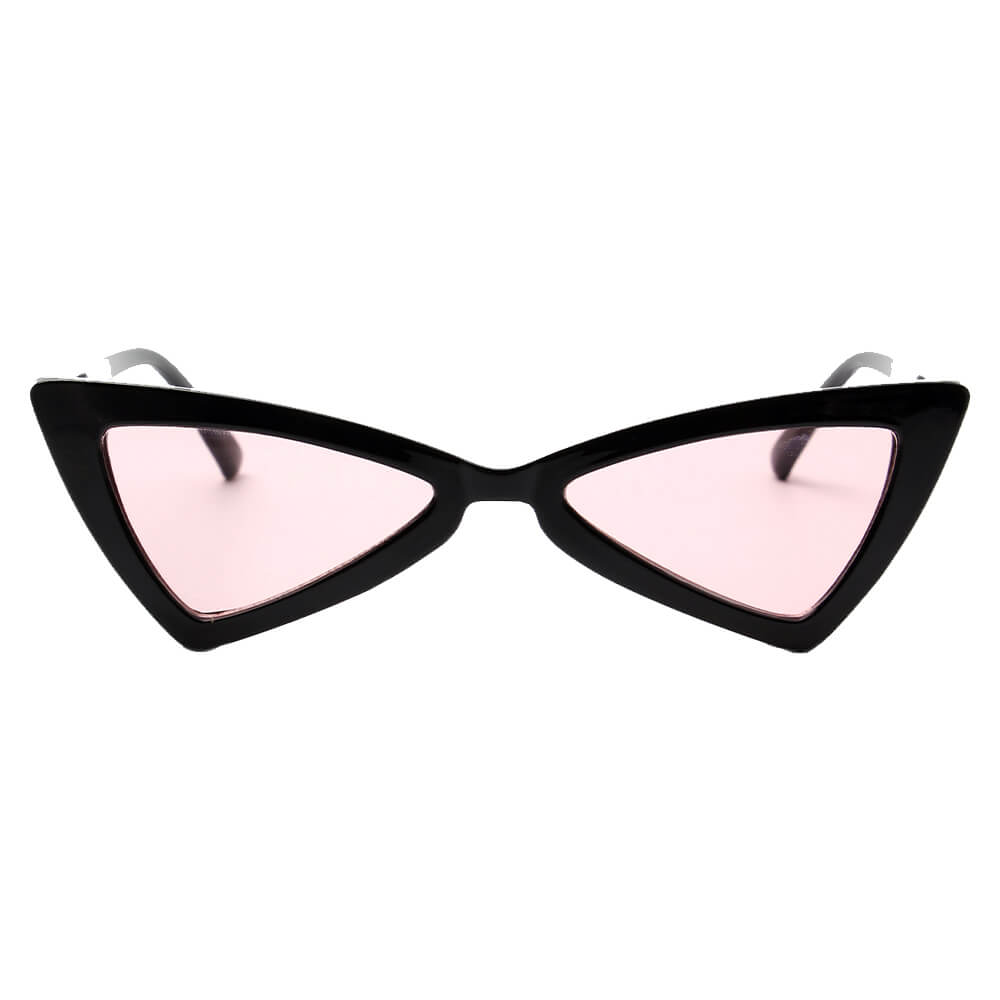 FIRENZE | S1053 - Women High Pointed Cat Eye Sunglasses - Cramilo Eyewear - Stylish Trendy Affordable Sunglasses Clear Glasses Eye Wear Fashion