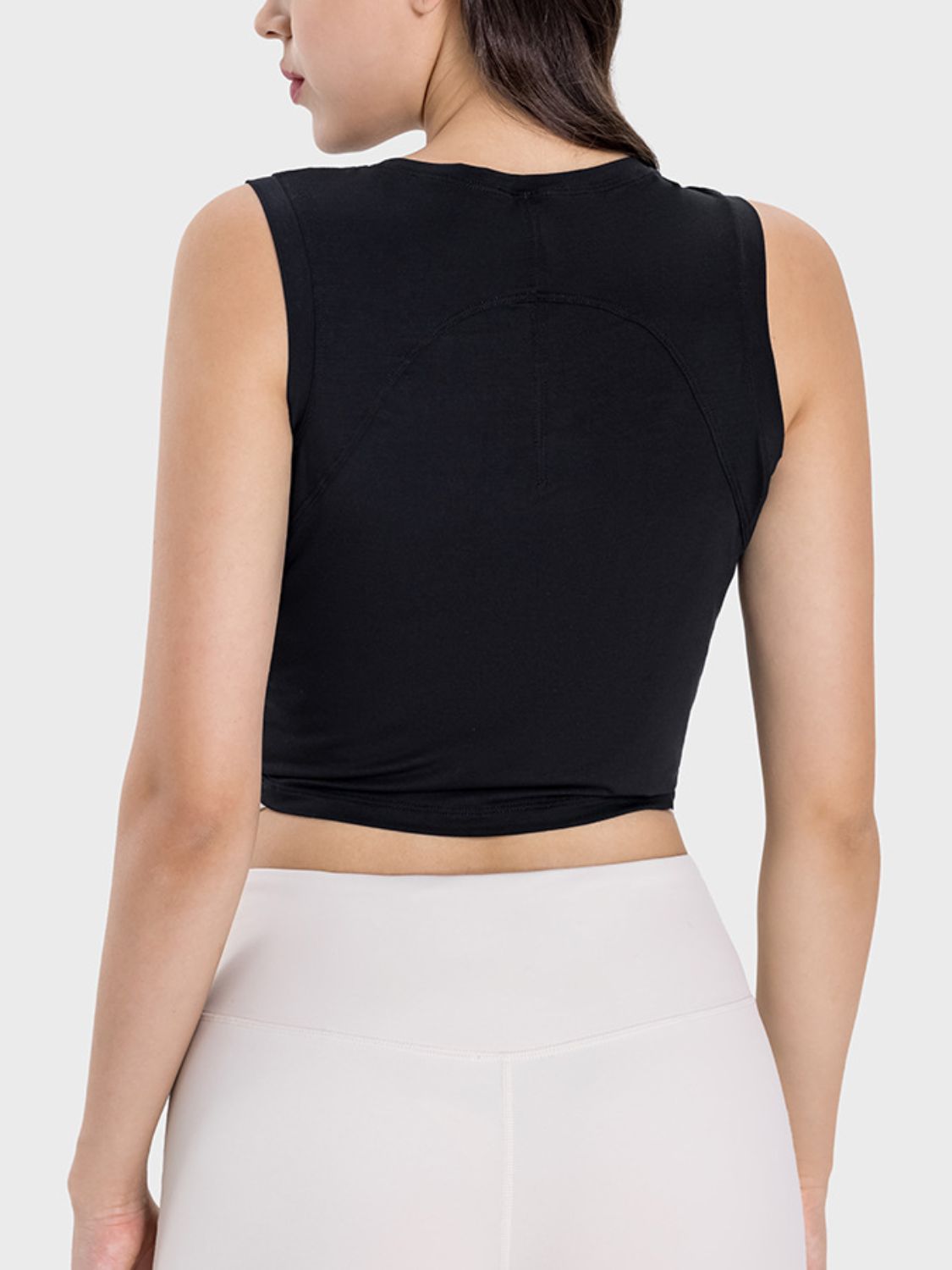 Drawstring Ruched Wide Strap Active Tank - Charming Charlie