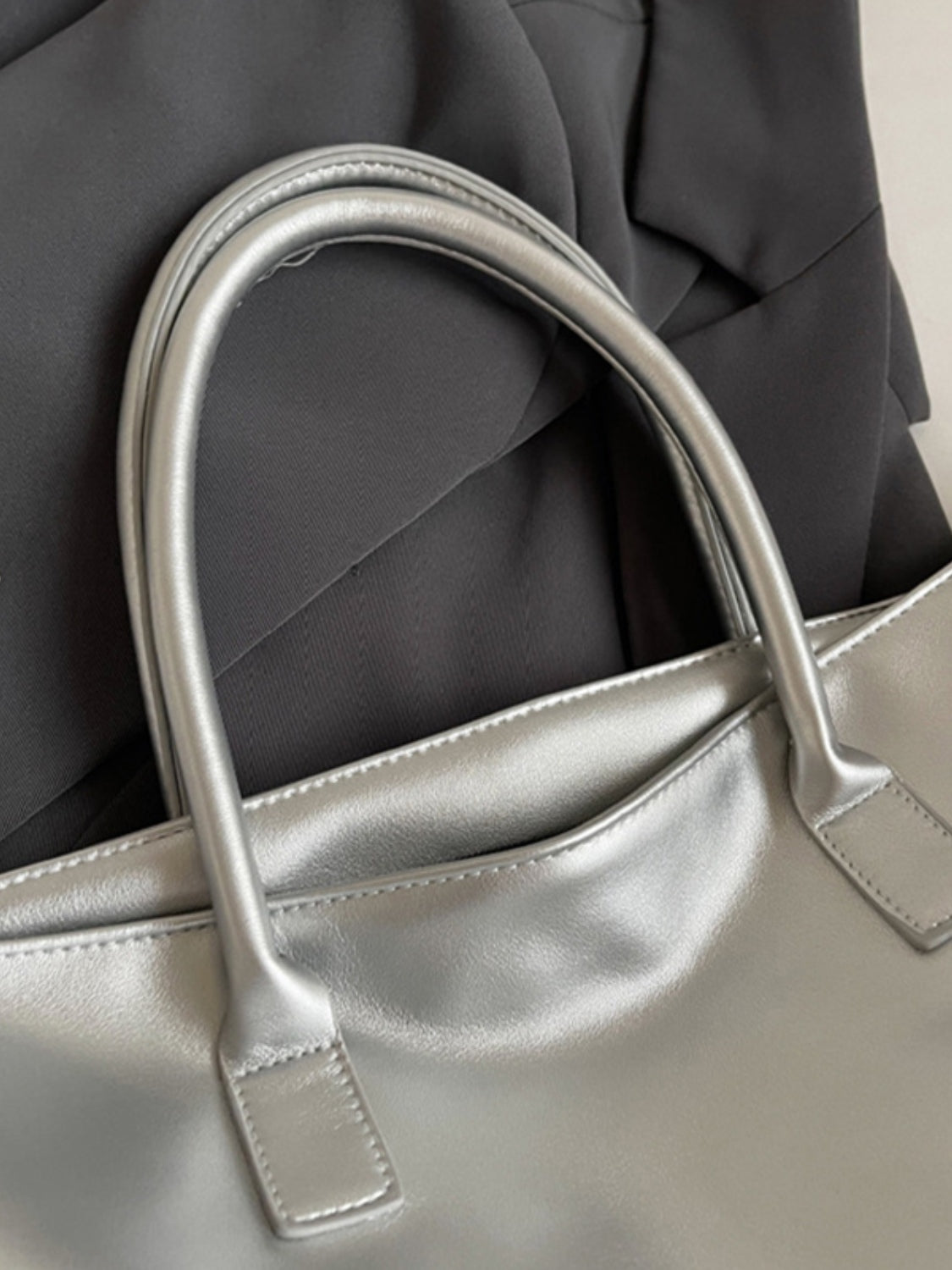 BETTER LIFE PU Leather Tote Bag - Charming Charlie