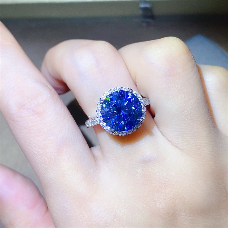 5 Carat Moissanite 925 Sterling Silver Ring - Charming Charlie