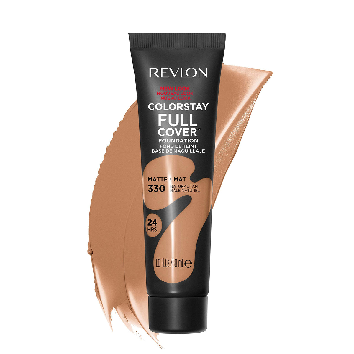 Revlon ColorStay Full Cover Longwear Matte Foundation, Heat & Sweat Resistant Lightweight Face Makeup - Charming Charlie