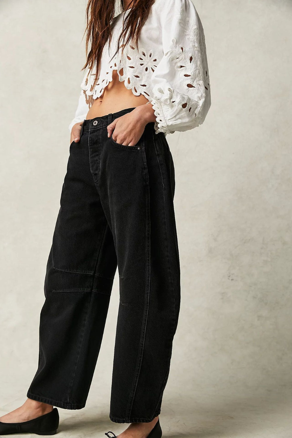 Wide Leg Jeans with Pockets - Charming Charlie