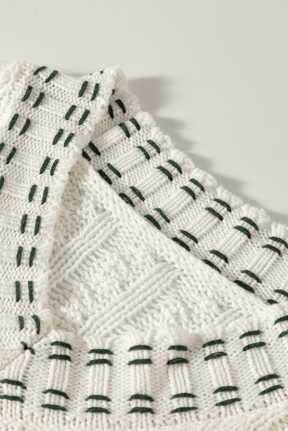 Cable-Knit V-Neck Sweater Vest - Charming Charlie