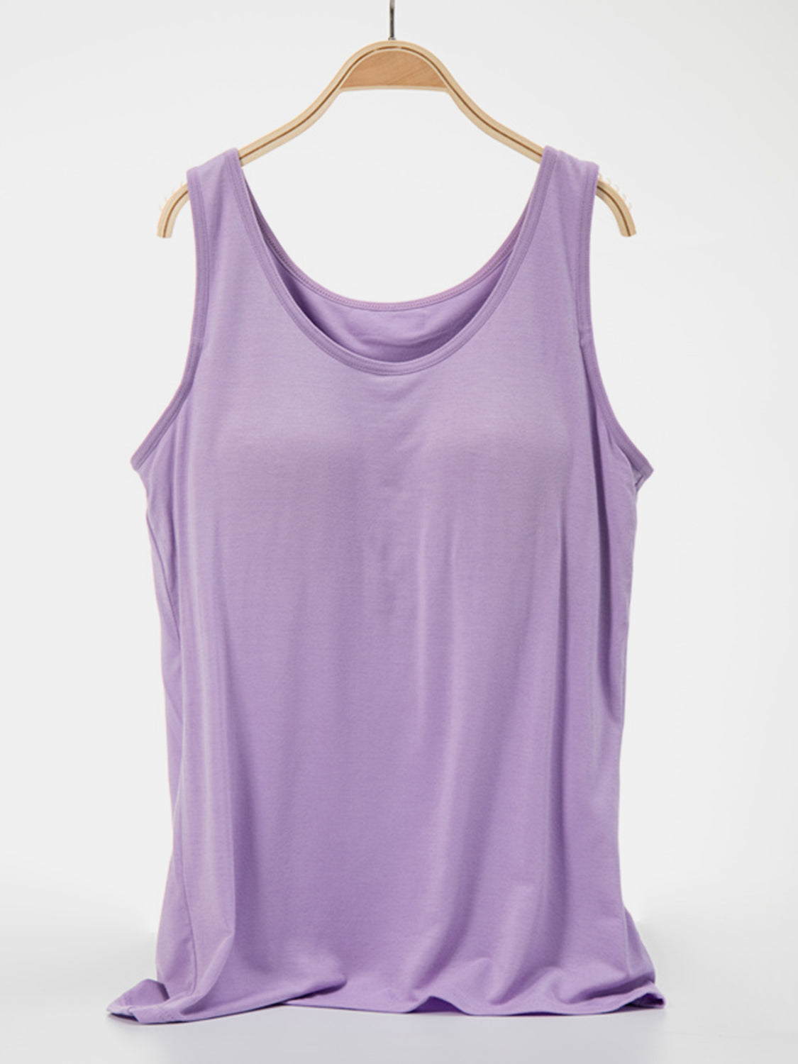 Scoop Neck Wide Strap Tank - Charming Charlie