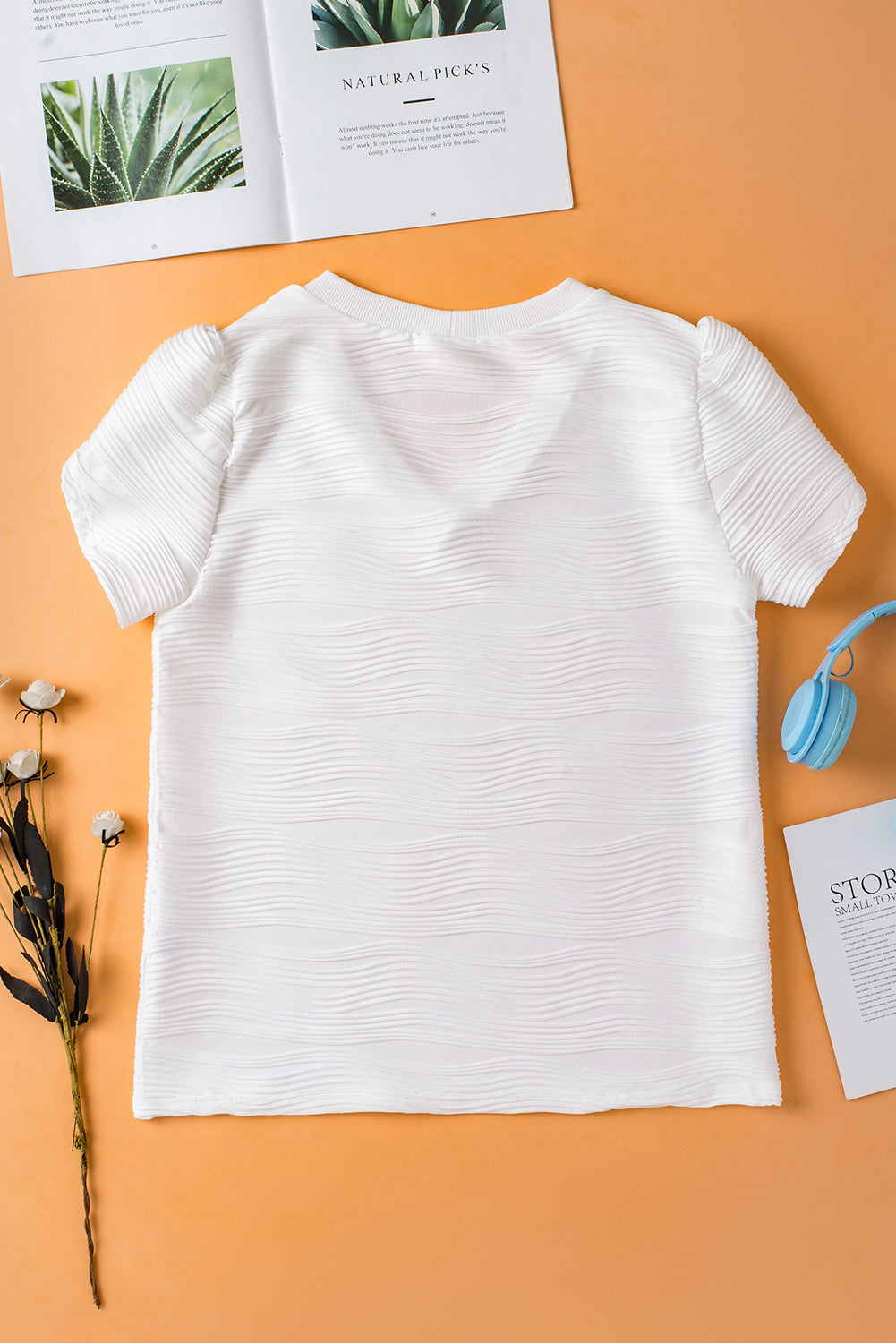 V-Neck Petal Sleeve Blouse - Charming Charlie