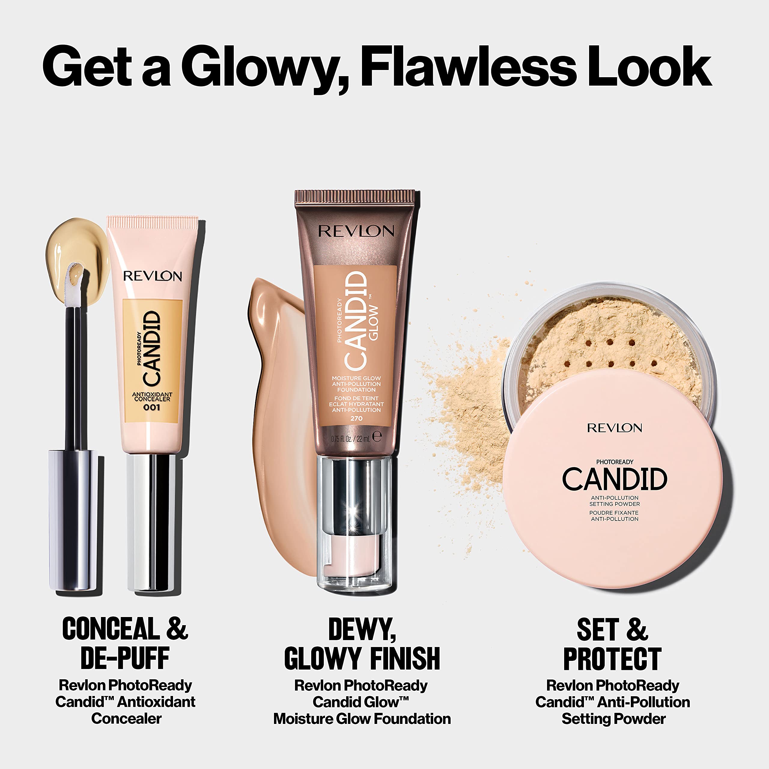 Revlon Photoready Candid glow moisture Glow Anti-Pollution Foundation - Charming Charlie