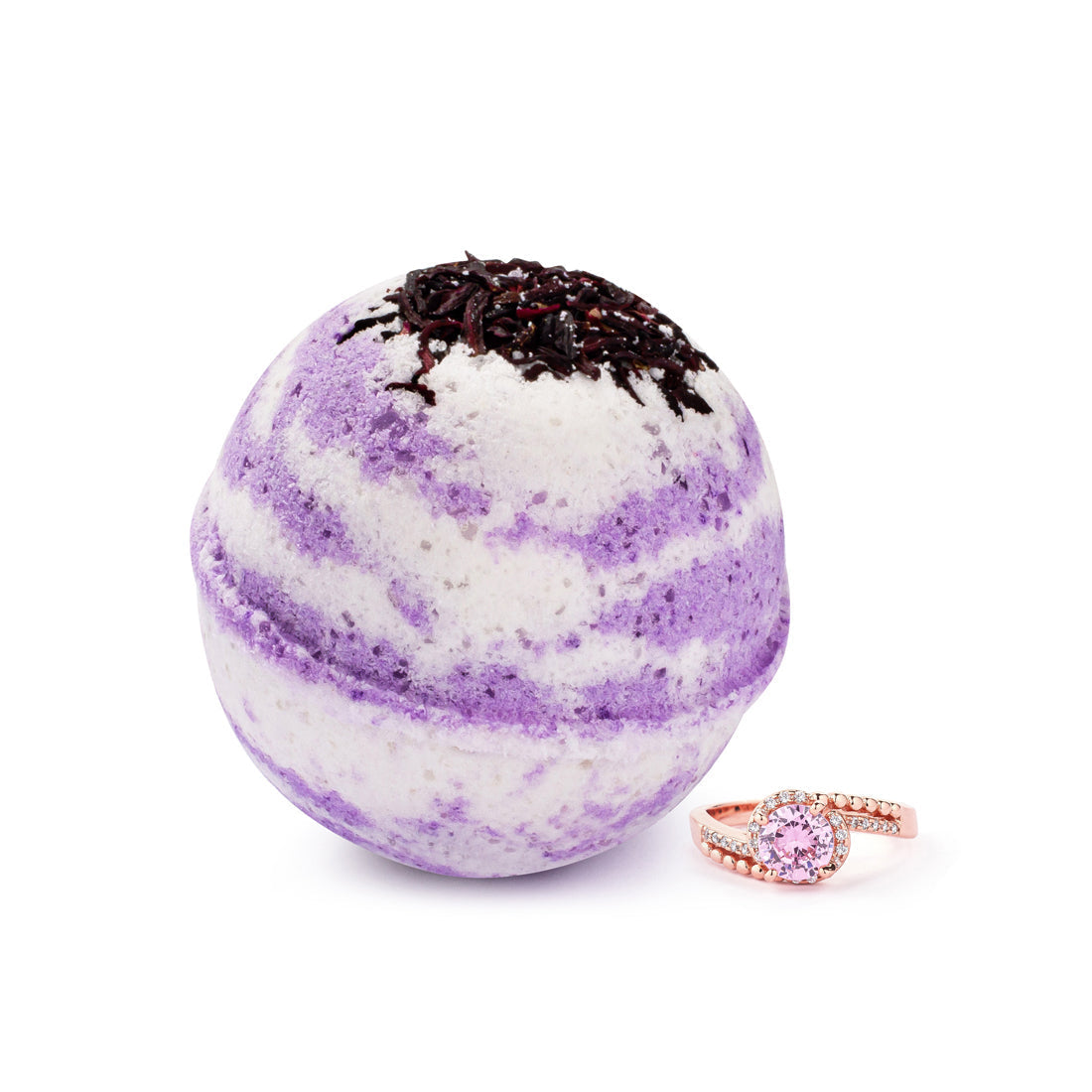 Berry Hibiscus 10oz Jewelry Bath Bomb - Charming Charlie