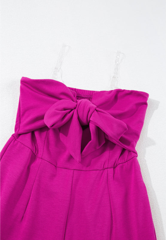 Tied Tube Wide Leg Jumpsuit - Charming Charlie