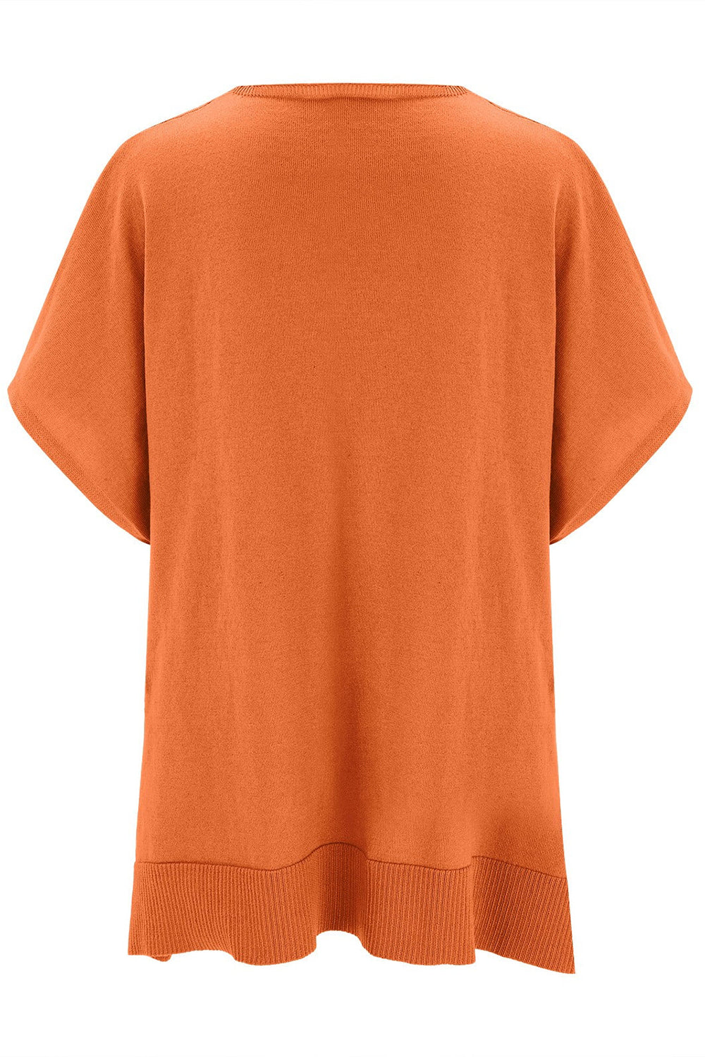 Slit V-Neck Half Sleeve Knit Top - Charming Charlie