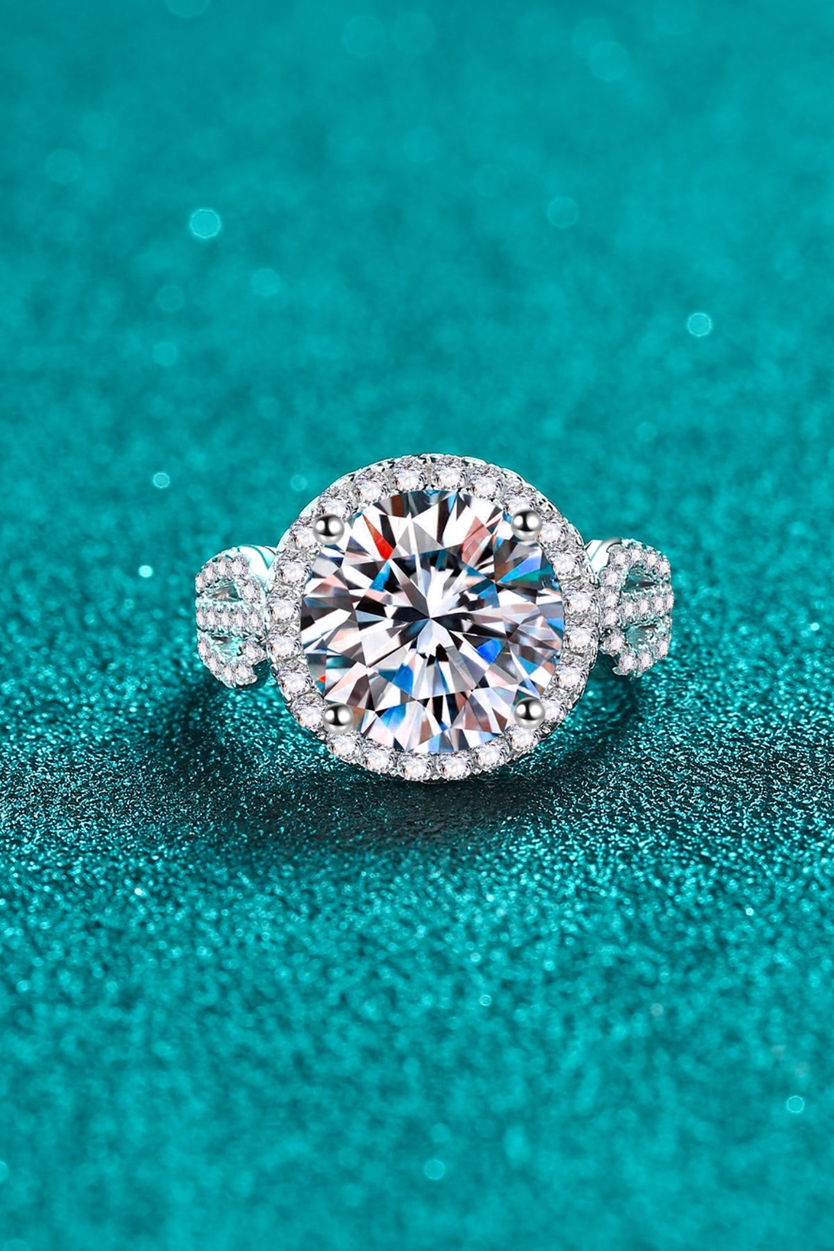 5 Carat Moissanite 925 Sterling Silver Ring - Charming Charlie