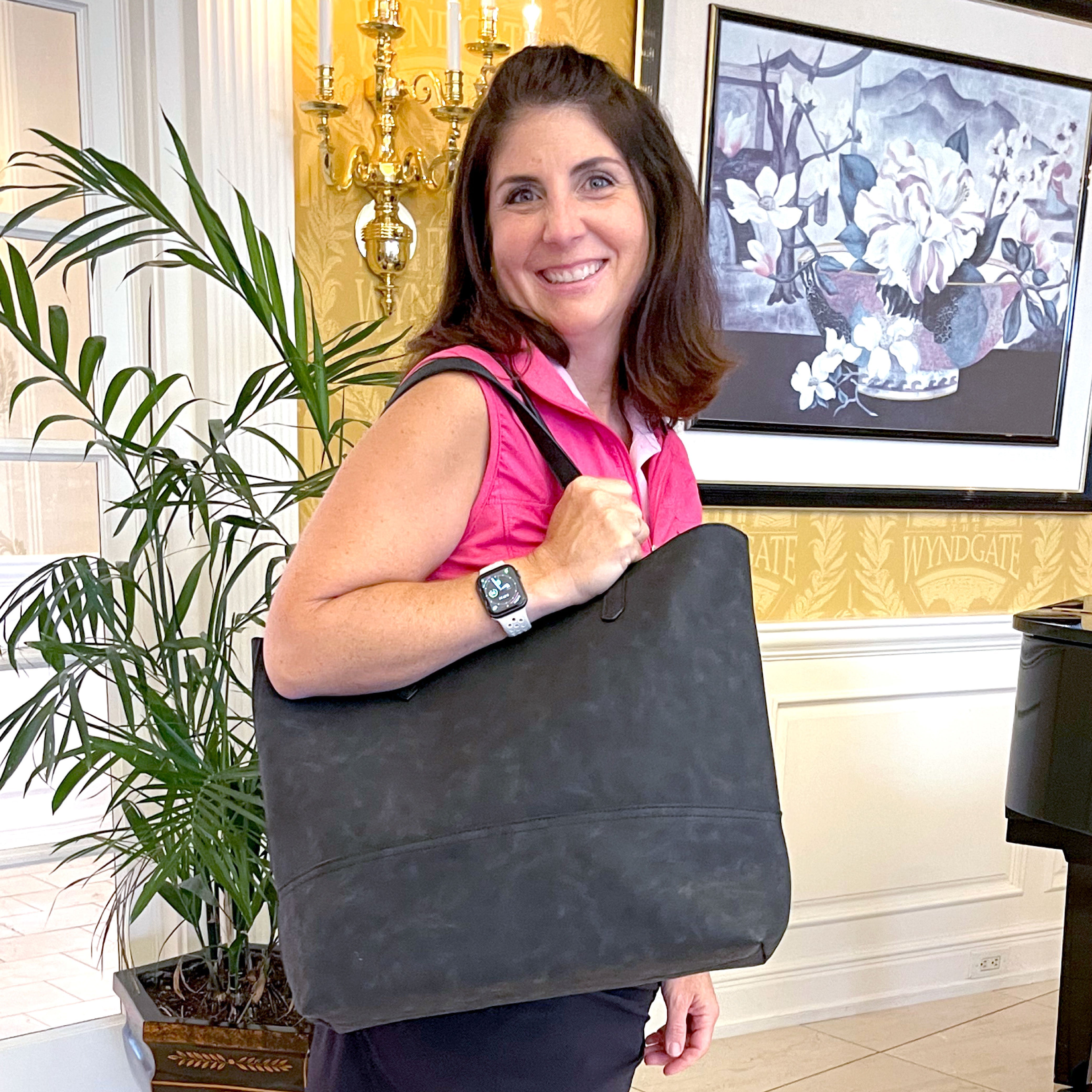 Oprah's Favorite Thing! Taylor Tote, Faux Suede (Multiple Colors) - Charming Charlie
