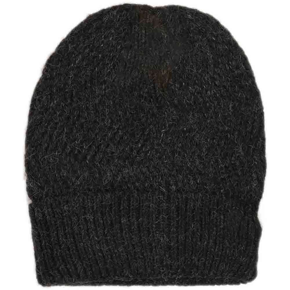 C.C Chevron Knitted Beanie With Cuff C.C Hat - Black - Beanies