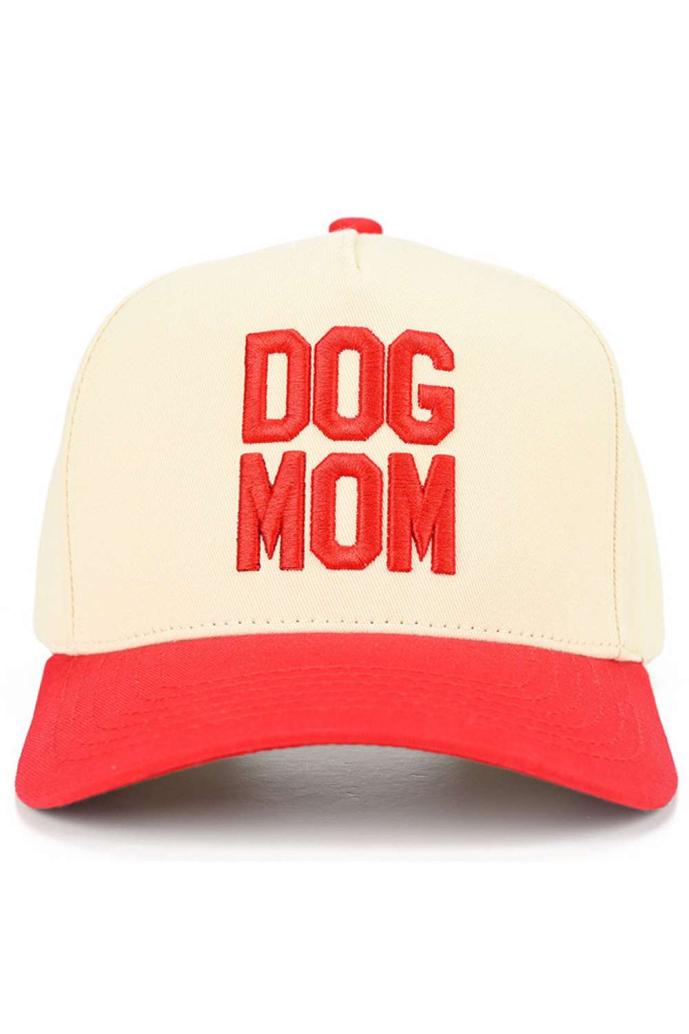 Red C.C DOG MOM Embroidered Two Tone Trucker Cap combines functional design with a stylish statement. Featuring high-quality embroidery and a breathable mesh back, this cap offers comfort and durability for everyday wear. Its two-tone color scheme adds a modern touch, making it an ideal accessory for dog lovers who want to showcase their passion with subtle sophistication.