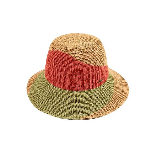Tan, Rust, Sage C.C Handmade Two-Tone Paper Crochet Sun Hat Beach Hat, eco-friendly hat whether basking under the sun at the beach, by the pool & kicking back with friends at the lake, a great hat keeps you cool. Perfect Birthday Gift, Mother's Day Gift, Anniversary Gift, Vacation Getaway, Thank you Gift, Color Hat, Crochet Straw Hat
