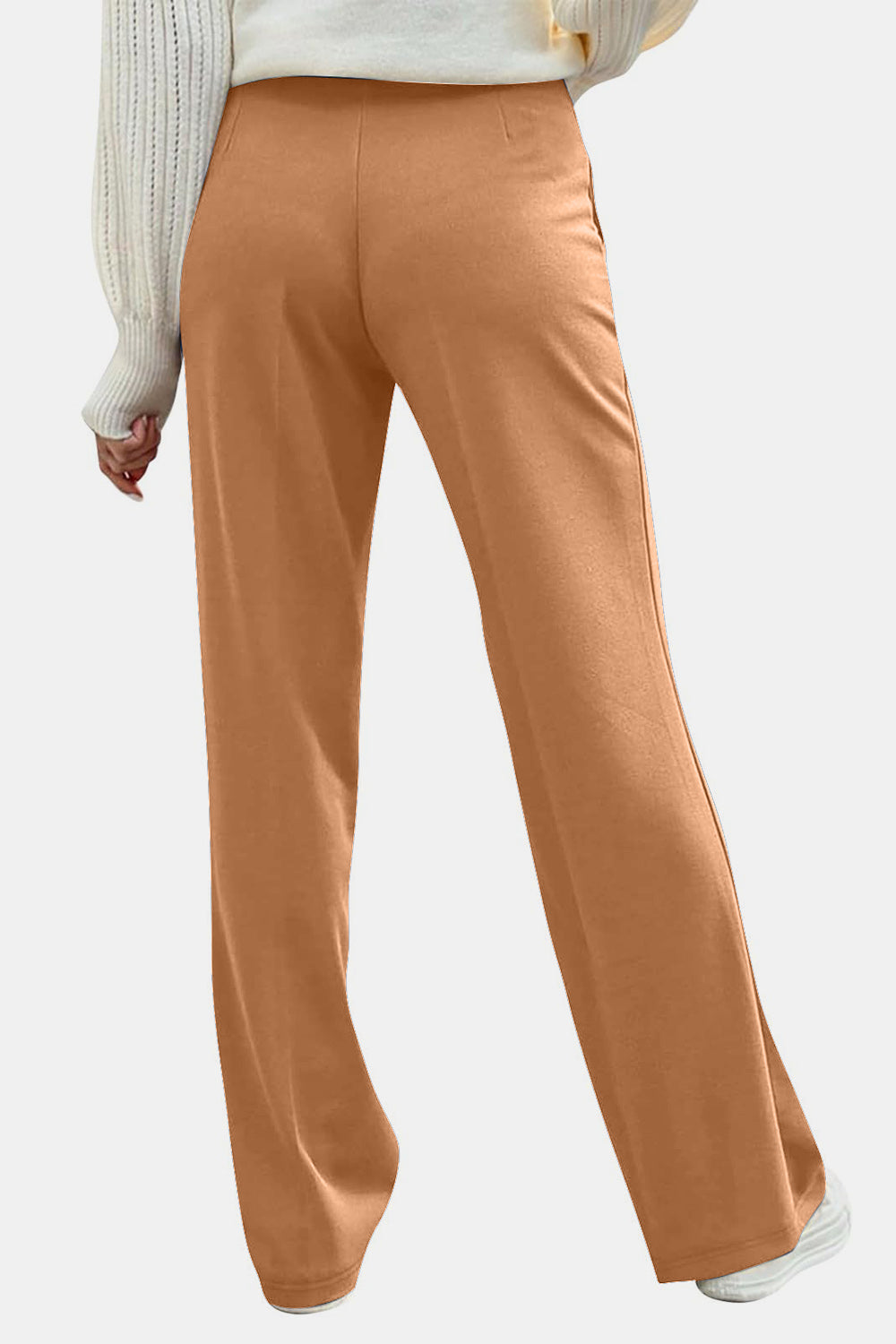 Decorative Button High Rise Pants - Charming Charlie