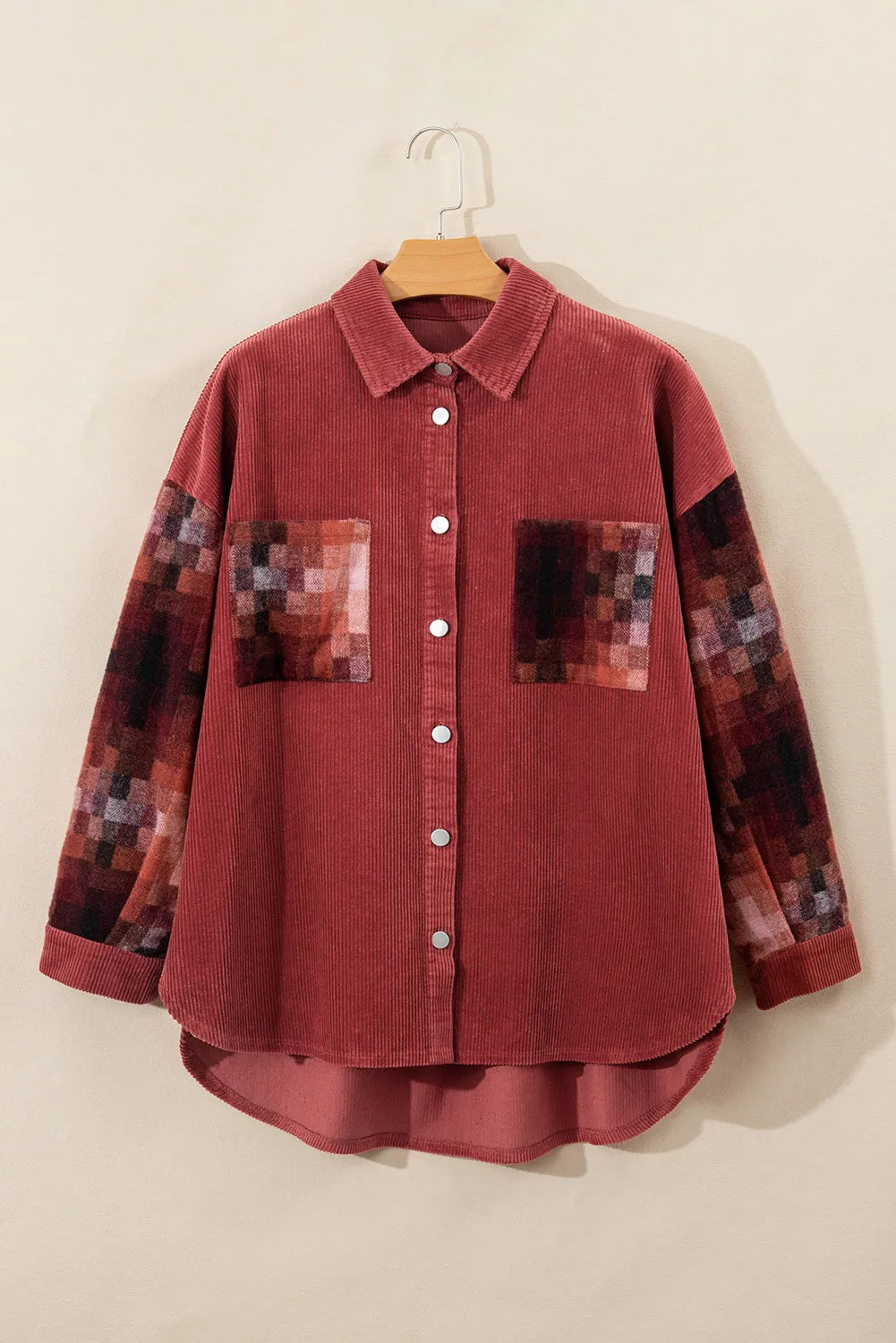 Button Up Long Sleeve Jacket - Charming Charlie