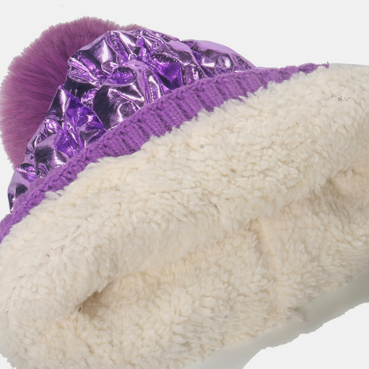 Thermal Knit Hat with Pompom - Charming Charlie