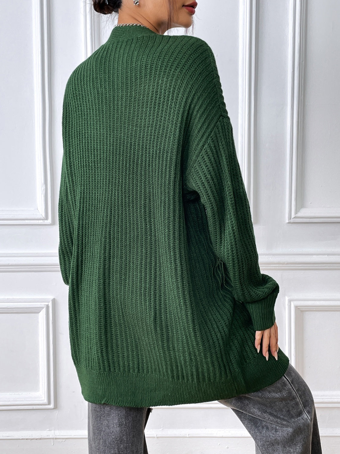 Open Front Long Sleeve Cardigan - Charming Charlie