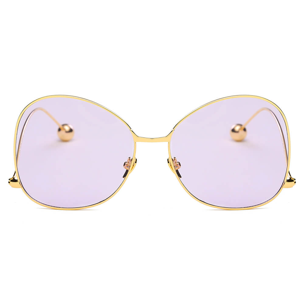 EUGENE | CD05 - Women's Trendy Oversized Pantone Lens Sunglasses - Cramilo Eyewear - Stylish Trendy Affordable Sunglasses Clear Glasses Eye Wear Fashion