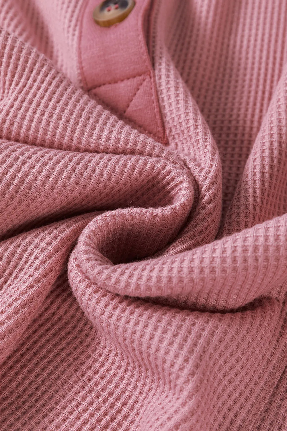 Half Button Long Sleeve Top - Charming Charlie