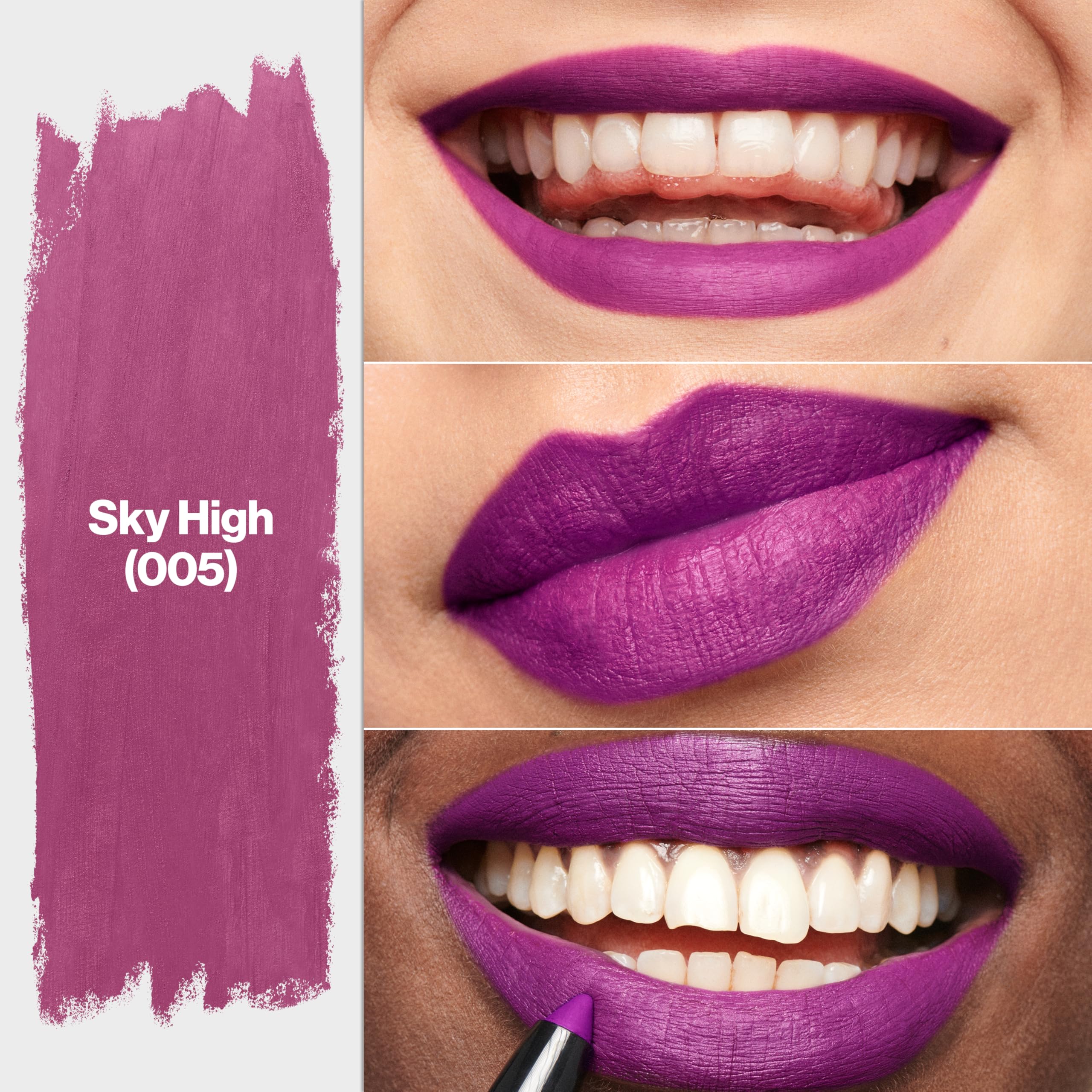 REVLON ColorStay Matte Lite Crayon Lipstick with Built-in Sharpener, Longlasting Non-Drying Matte Formula, Transfer-Proof Lipcolor - Charming Charlie