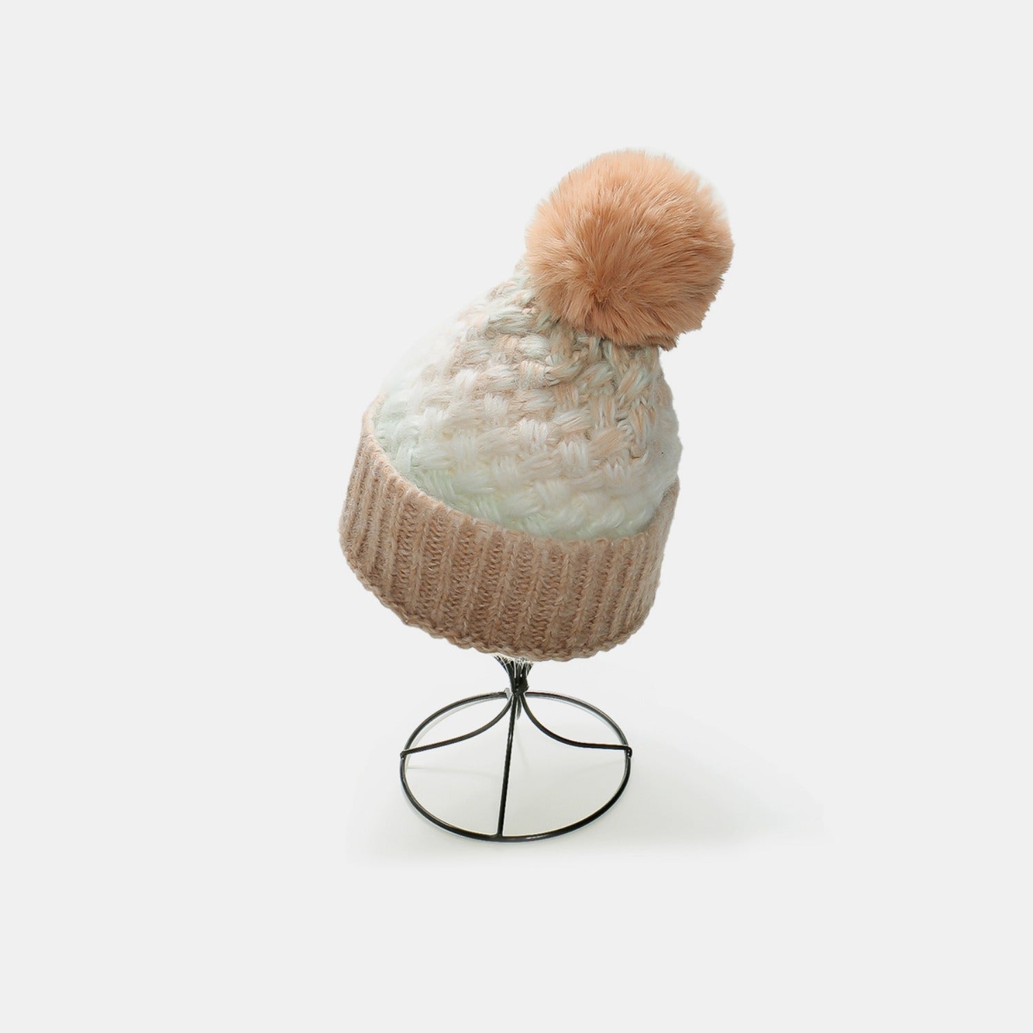 Gradient Knit Hat with Pompom - Charming Charlie