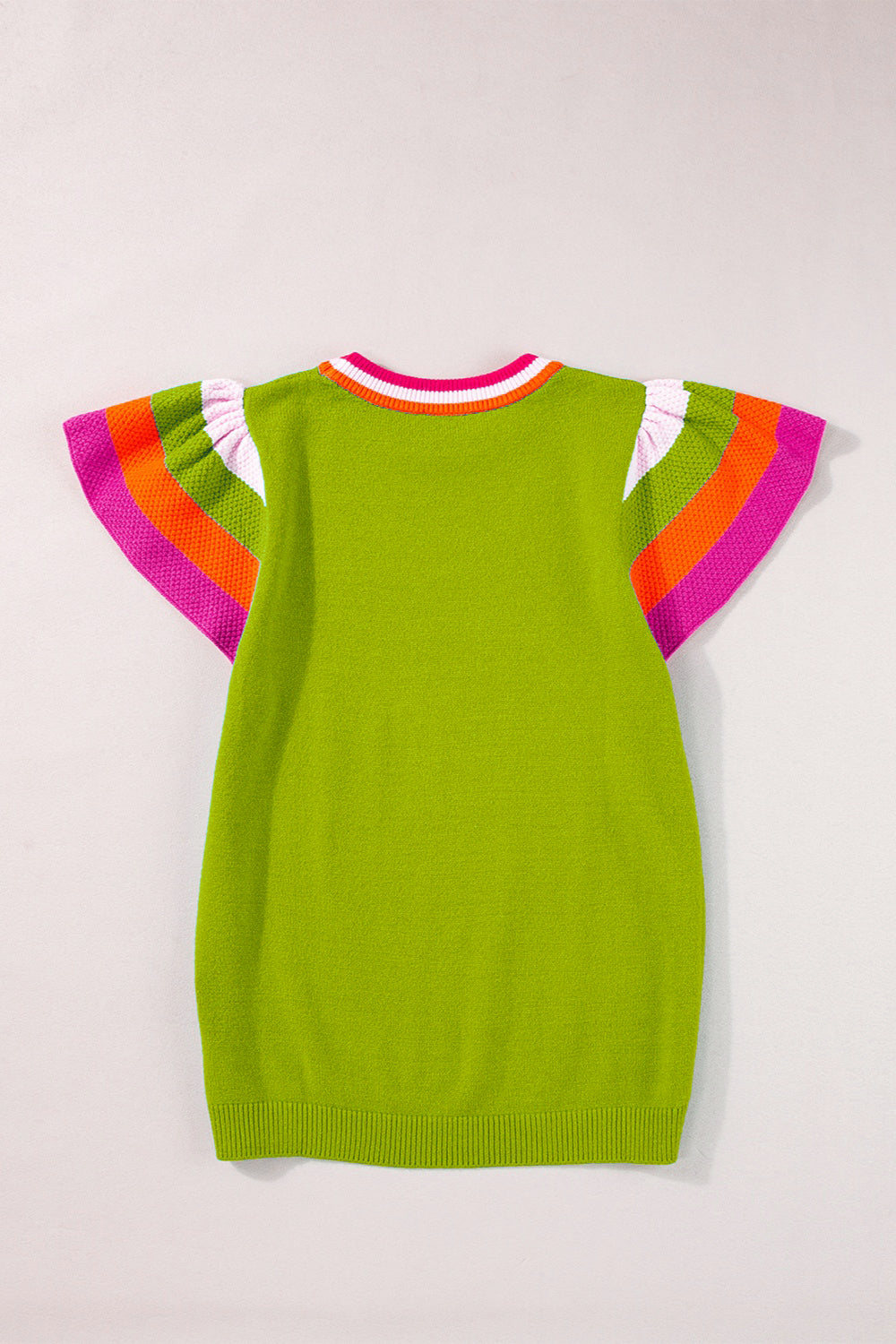 Color Block Round Neck Knit Top - Charming Charlie