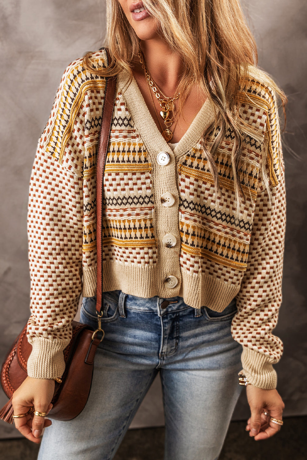 Button Down Long Sleeve Cardigan - Charming Charlie