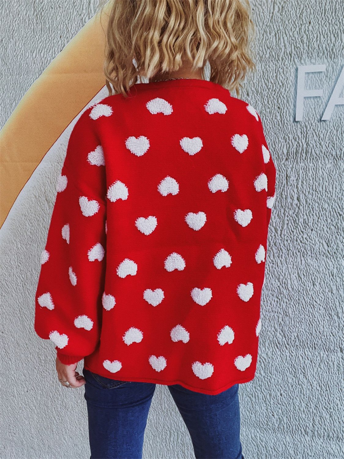 Heart Button Up Long Sleeve Cardigan - Charming Charlie