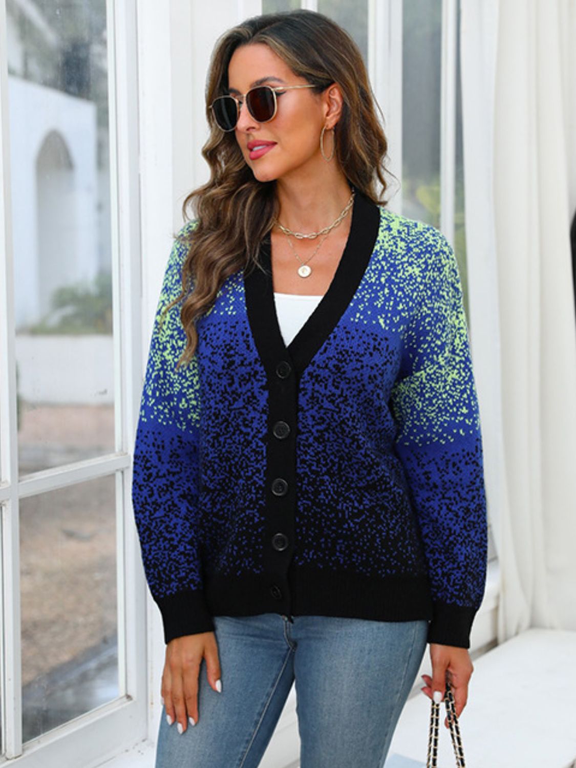 Button Up Long Sleeve Cardigan - Charming Charlie