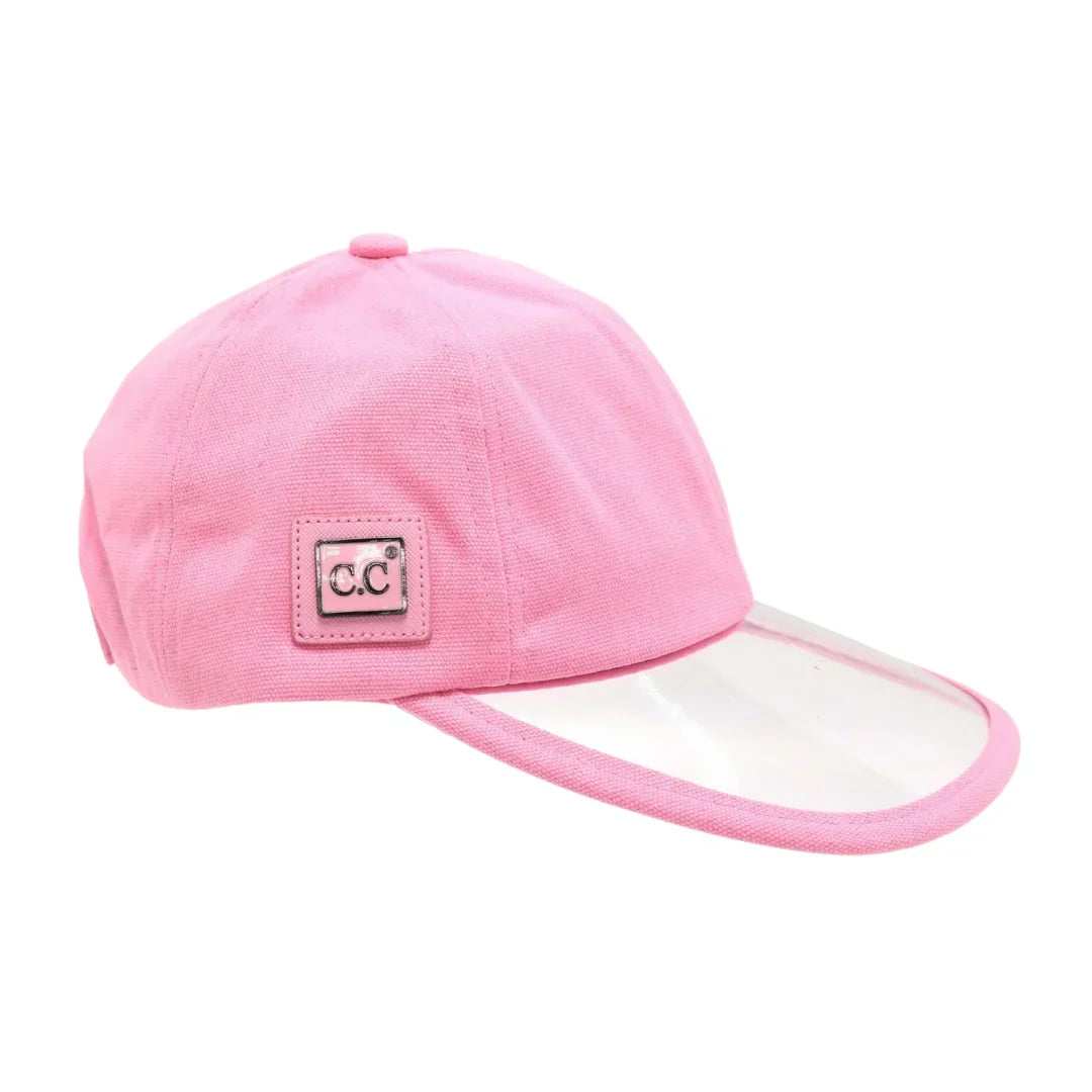 Pink Canvas CC Ball Cap with PVC Brim combines durable canvas fabric with a sleek PVC brim for enhanced structure and weather resistance. Designed for both style and functionality, this cap offers a comfortable fit and long-lasting wear, making it ideal for outdoor activities and everyday use. Its expert craftsmanship ensures a refined look while providing reliable protection from the elements.