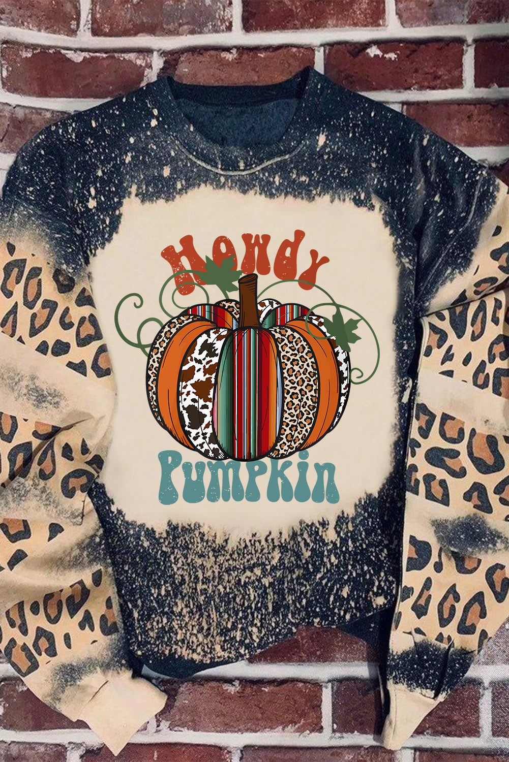 Pumpkin Graphic Long Sleeve Sweatshirt - Charming Charlie
