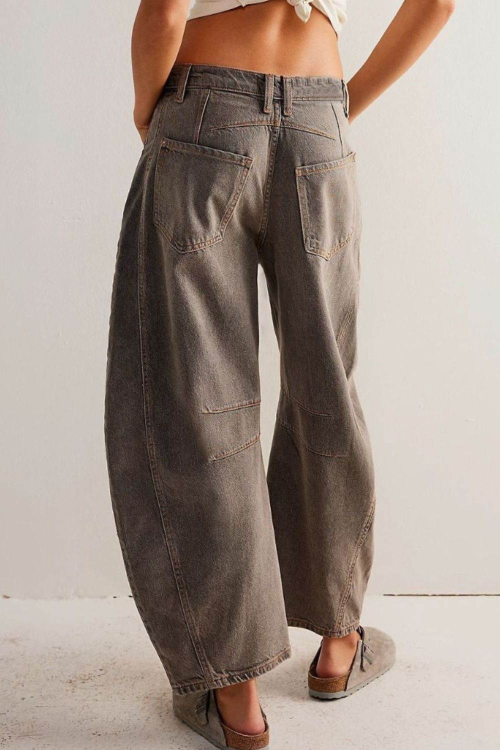 Wide Leg Jeans with Pockets - Charming Charlie