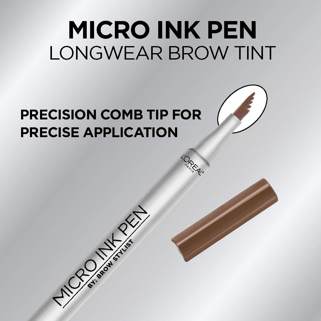 L'Oreal Paris Brow Stylist Micro Ink Pen by Brow Stylist, Up to 48HR Wear - Charming Charlie
