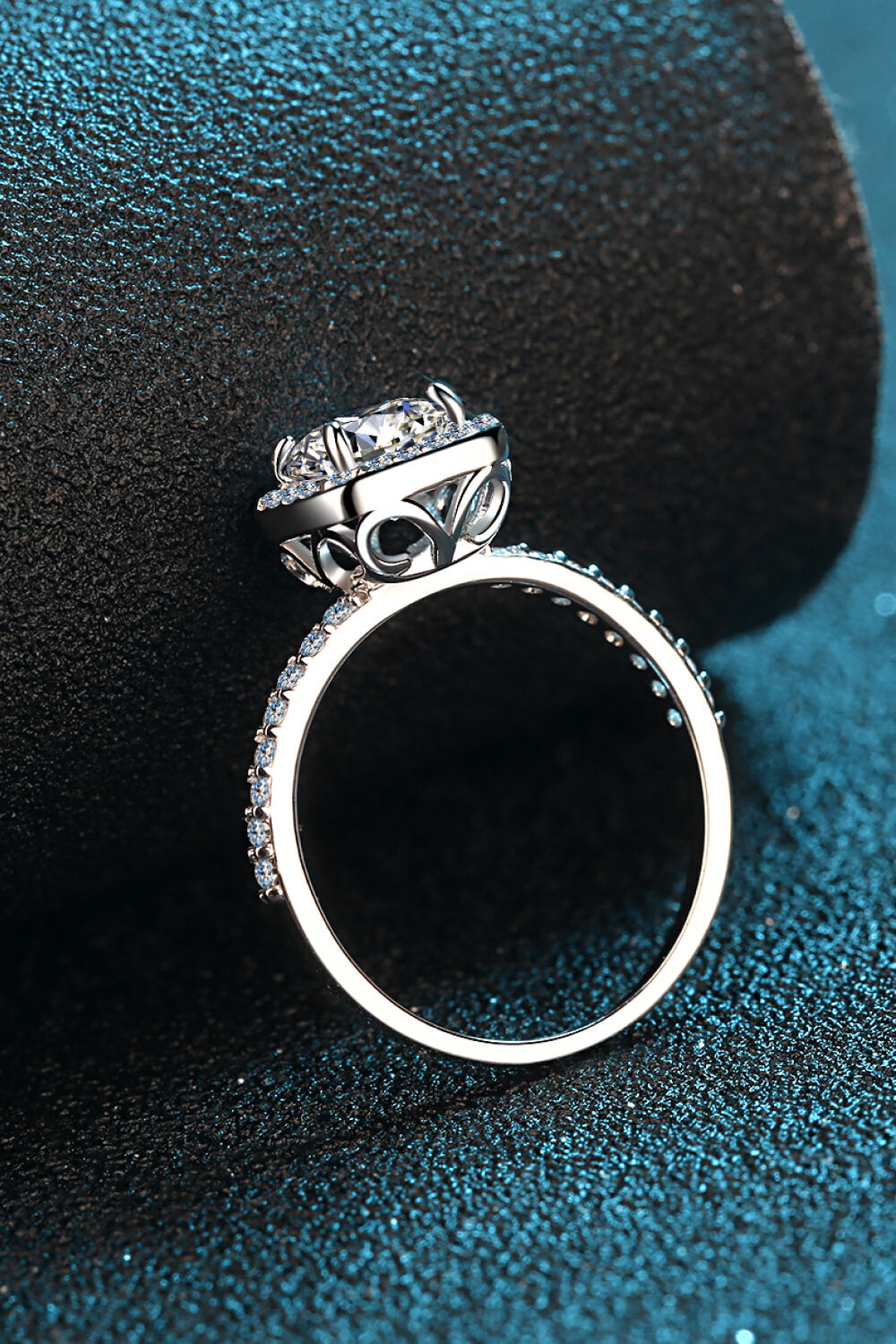 Square Moissanite Ring - Charming Charlie