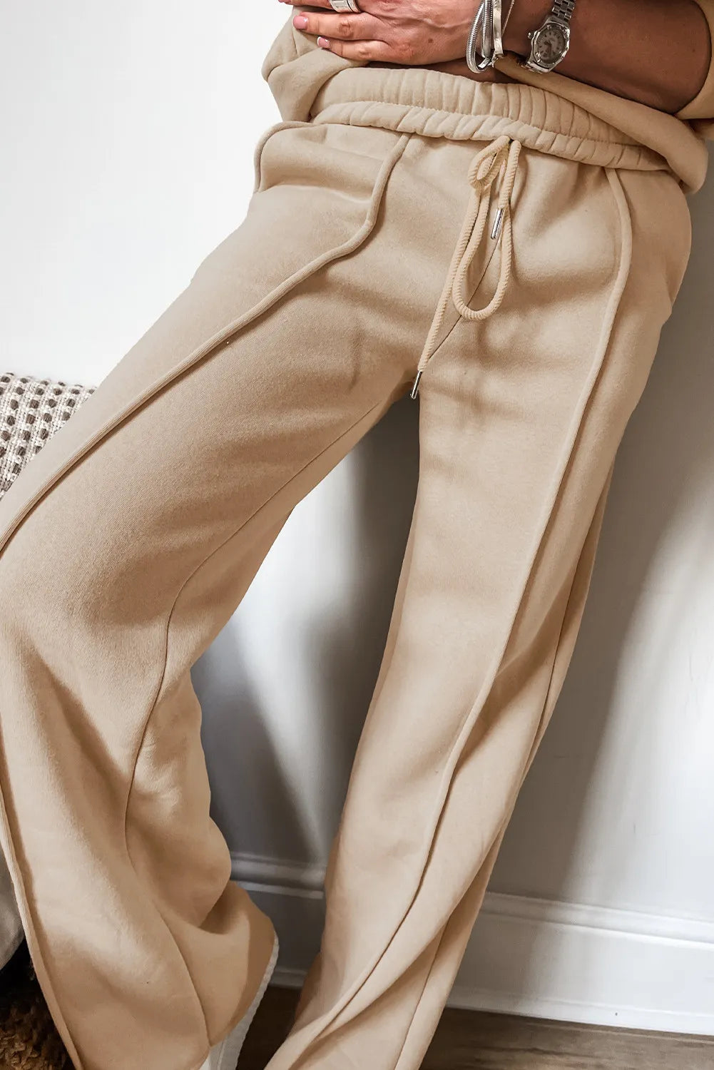 Zip Up Long Sleeve Top and Pants Set - Charming Charlie