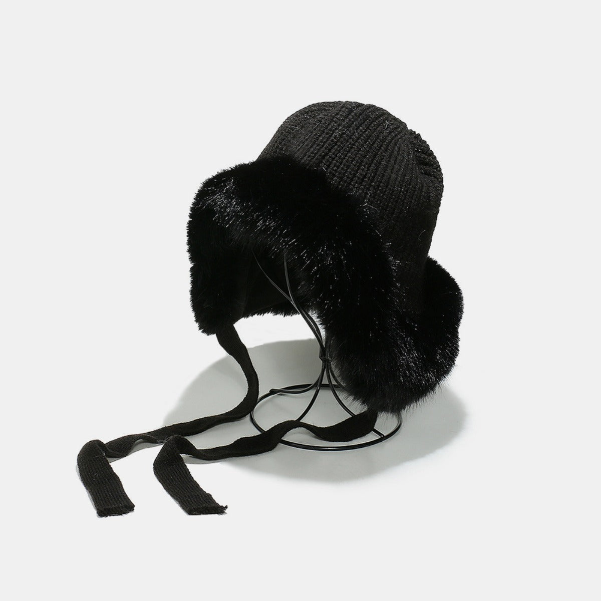Thermal Tied Fuzzy Winter Hat - Charming Charlie