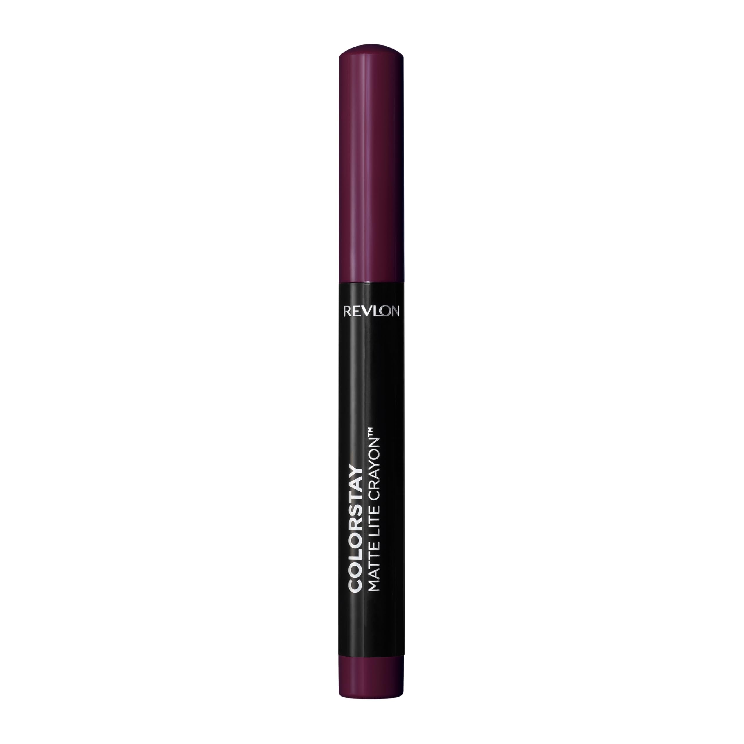 REVLON ColorStay Matte Lite Crayon Lipstick with Built-in Sharpener, Longlasting Non-Drying Matte Formula, Transfer-Proof Lipcolor - Charming Charlie