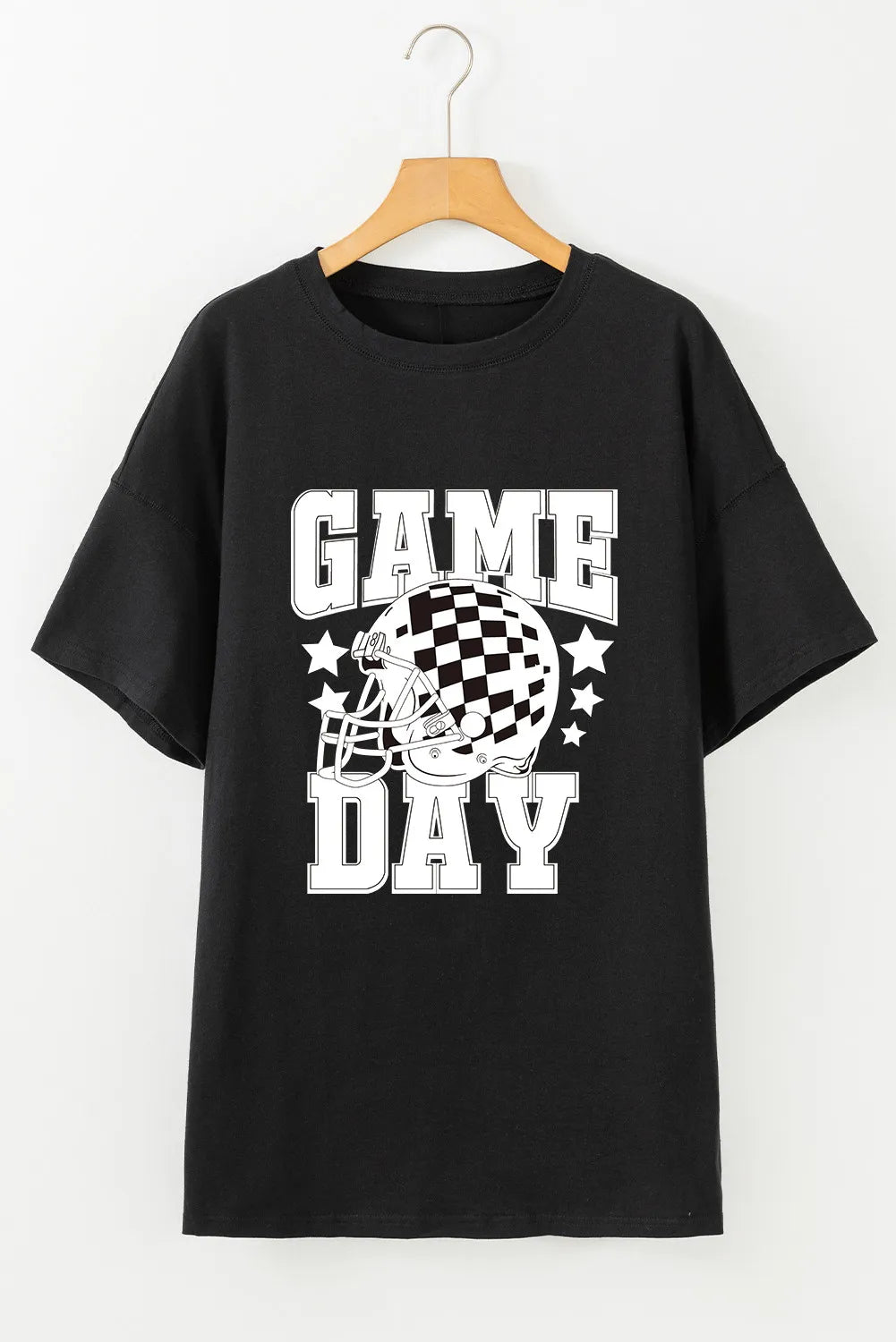 GAME DAY Round Neck Short Sleeve T-Shirt - Charming Charlie