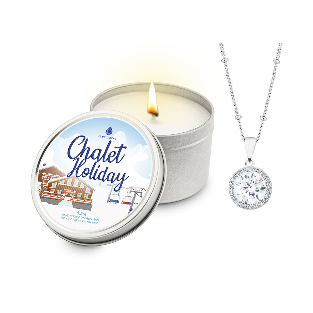 Chalet Holiday 5.5oz Tin Jewelry Candle - Charming Charlie