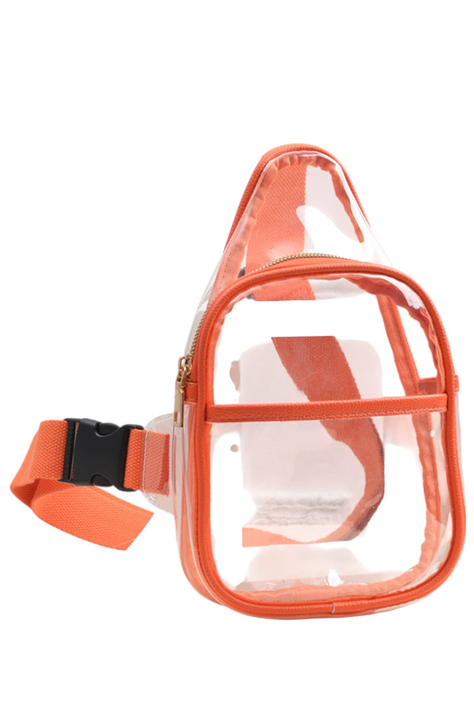 Clear Stadium Concert Sling Bag is expertly crafted to comply with venue security policies, featuring a fully transparent design for effortless inspection. Its compact size and adjustable sling strap provide comfortable, hands-free convenience, perfect for carrying essentials during concerts or sporting events. Made from durable materials, this bag ensures both security and practicality without compromising style.