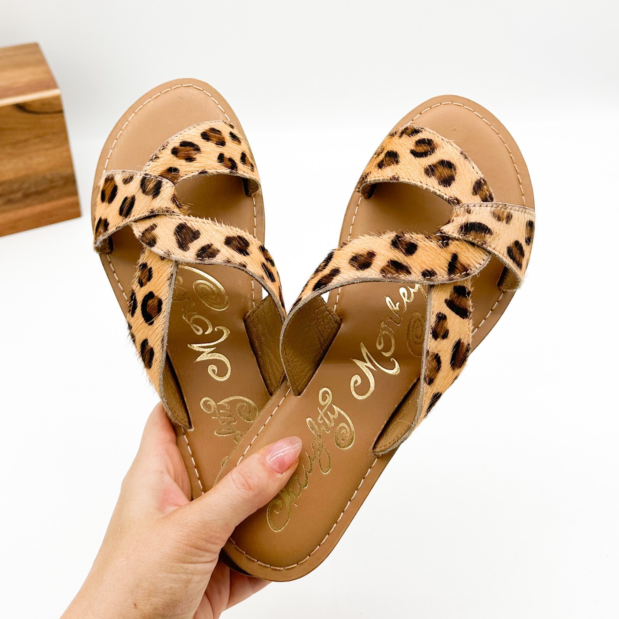 Conga Sandal in Leopard - Charming Charlie