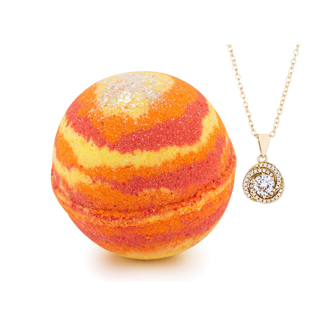 Cozy Cashmere 10oz Necklace Bath Bomb - Charming Charlie