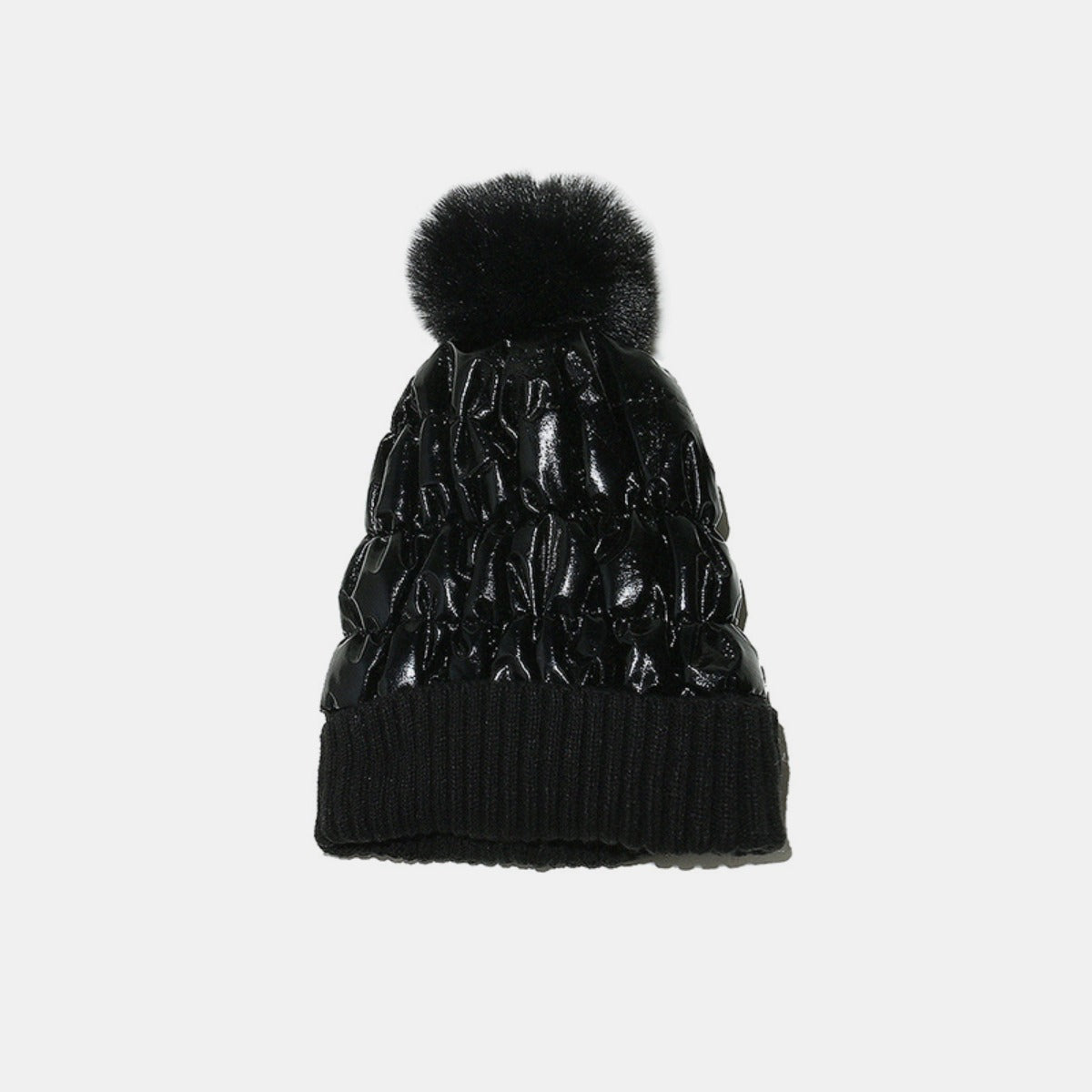 Thermal Knit Hat with Pompom - Charming Charlie