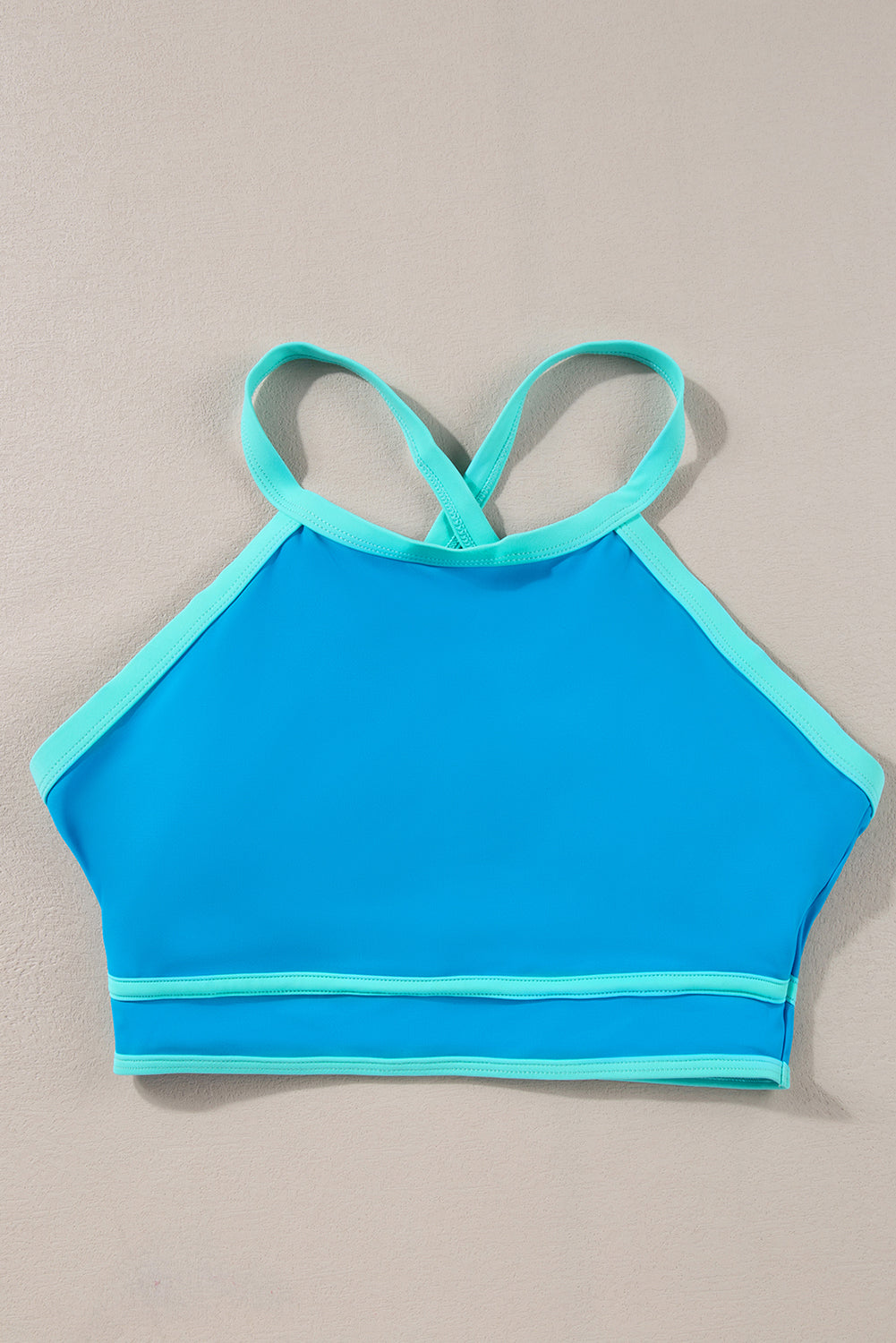 Crisscross Round Neck Two-Piece Swim Set - Charming Charlie