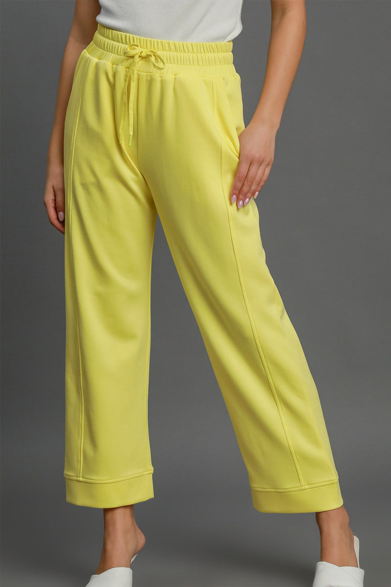Umgee Elastic Waist Wide Leg Pants main image 0