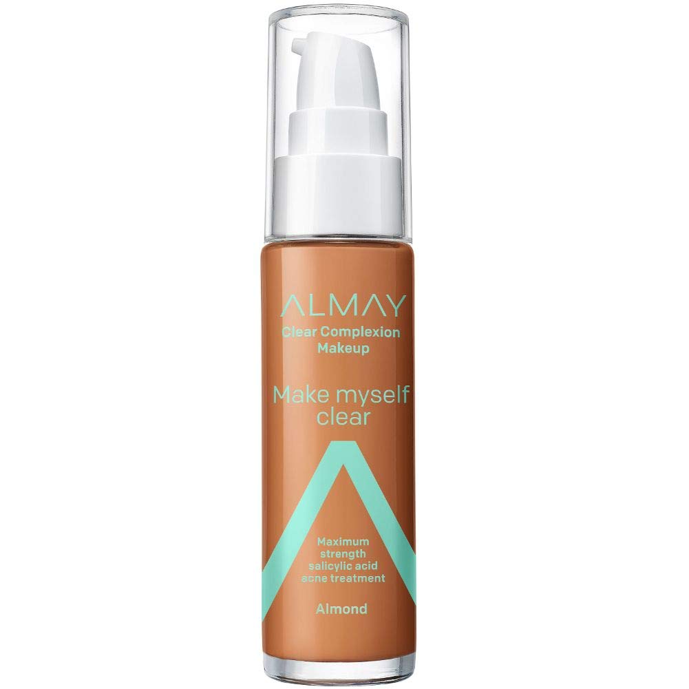Foundation by Almay, Acne Face Makeup with Salicylic Acid, Face Makeup with Skincare Ingredients, Matte Finish, Hypoallergenic, Cruelty Free, Dermatologist Tested Foundation - Charming Charlie