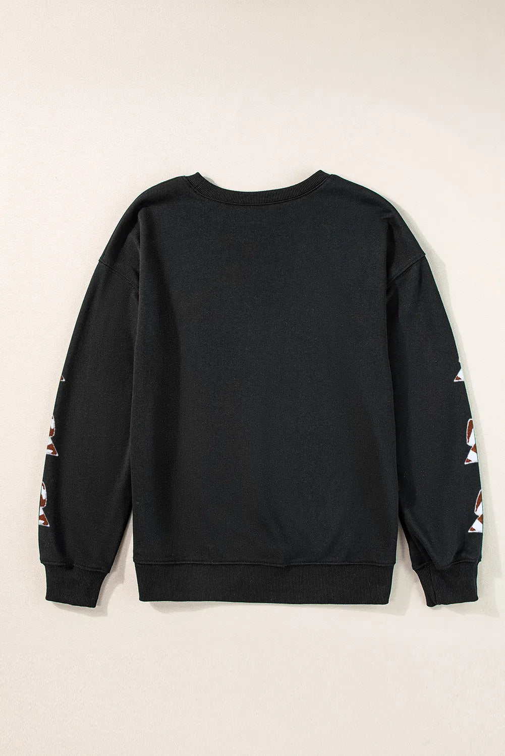 Letter Graphic Bow Long Sleeve Sweatshirt - Charming Charlie