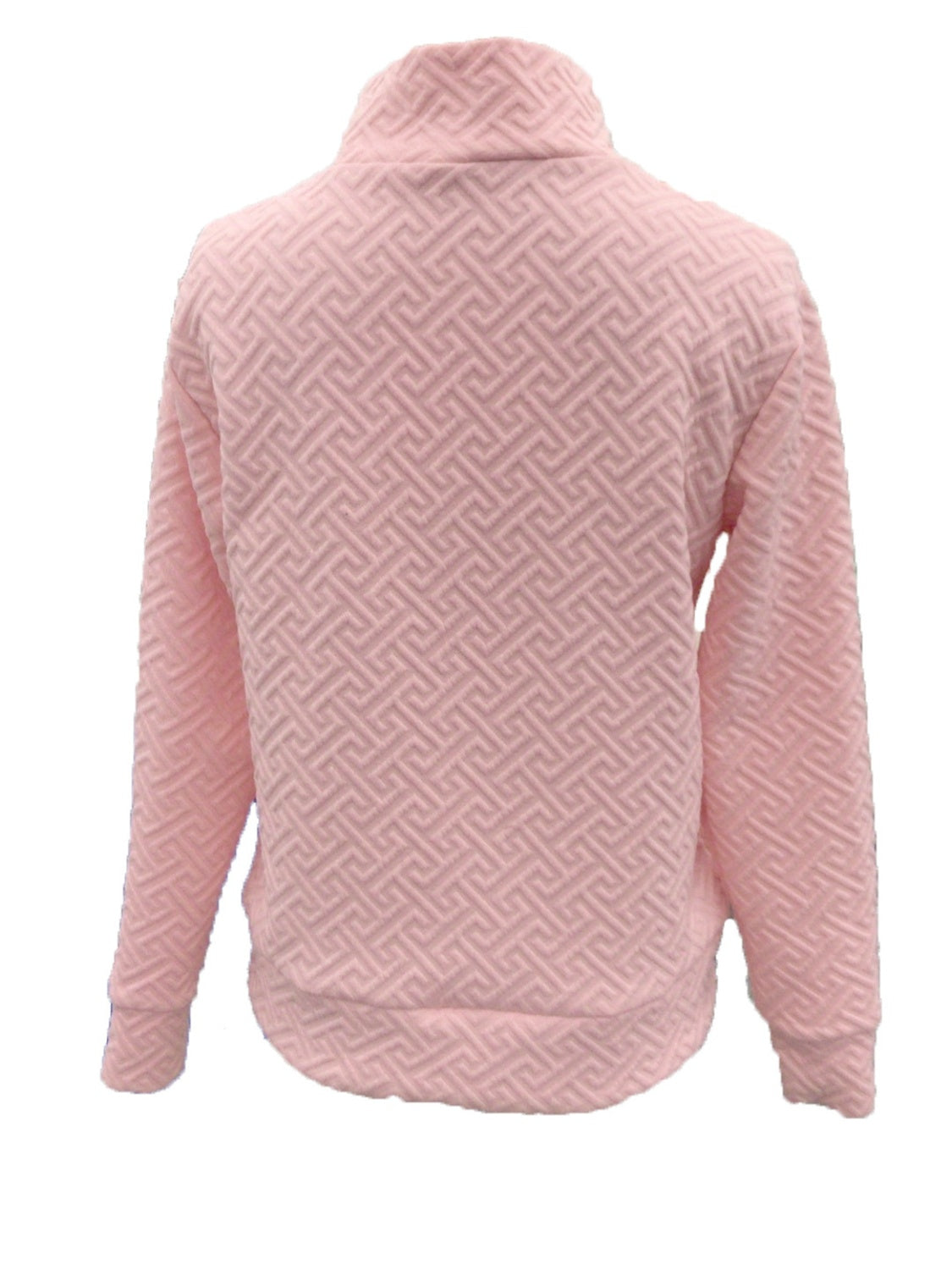 Textured Dropped Shoulder Long Sleeve Sweatshirt - Charming Charlie