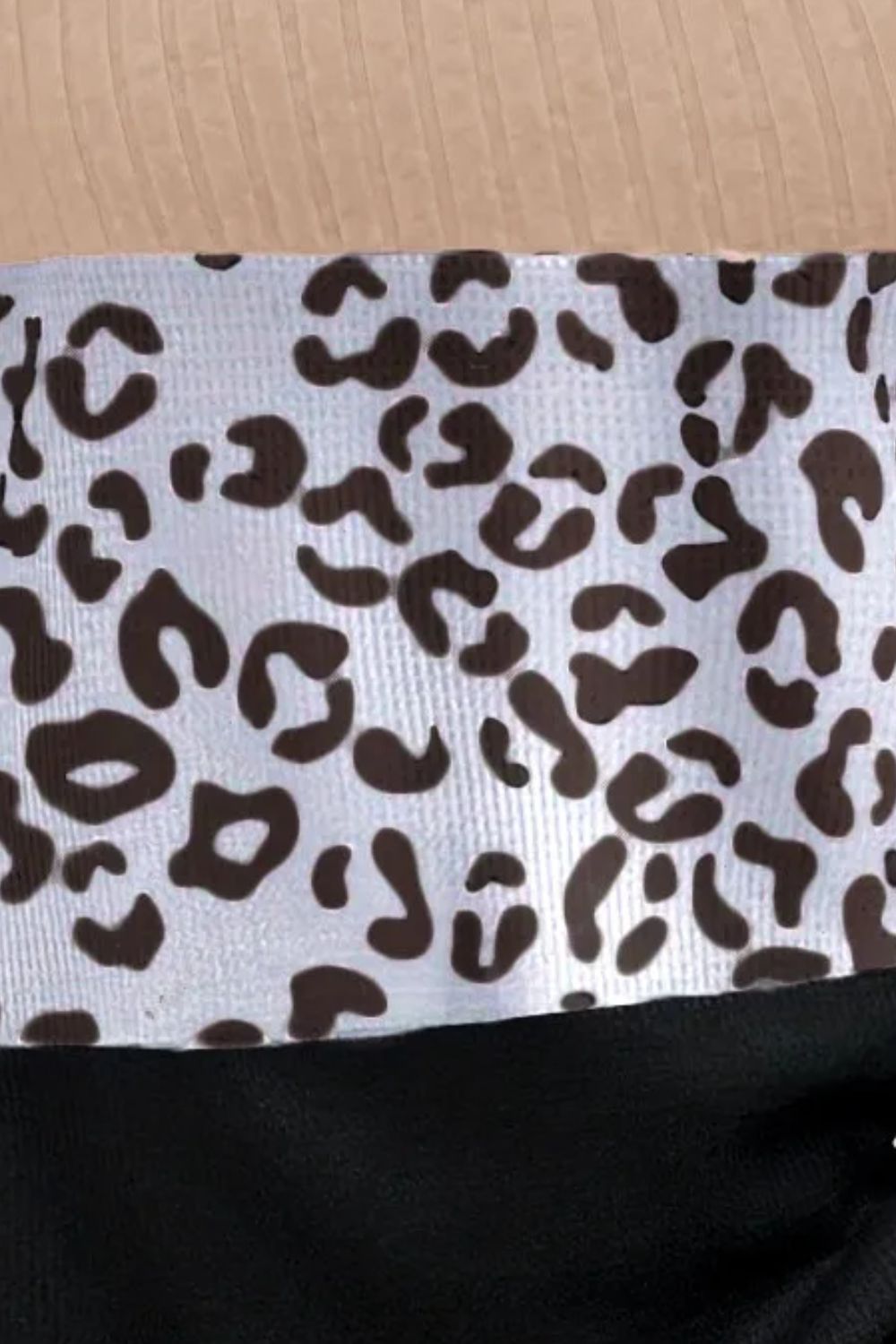 Leopard Round Neck Long Sleeve Top - Charming Charlie
